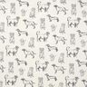 Decor Fabric Canvas Dogs – cream/grey,  thumbnail number 1