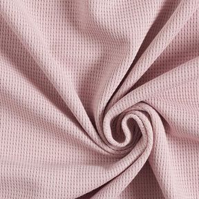 Mini Cotton waffle jersey Plain – dusky pink, 
