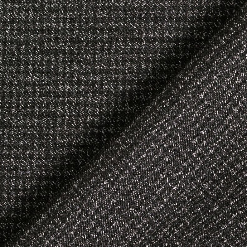 Stretch Trouser Fabric blurred check – anthracite,  image number 3