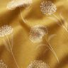 Decor Fabric Half Panama dandelions – natural/curry yellow,  thumbnail number 2