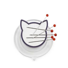 Cat Needle Magnet [ Dimensions: 45 x 45 x 25 mm ] | Prym – white, 