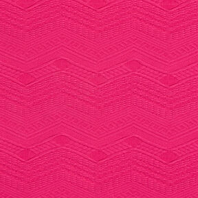 Zigzag Jacquard Jersey – intense pink, 