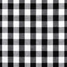 Cotton Vichy check 1,7 cm – black/white,  thumbnail number 1