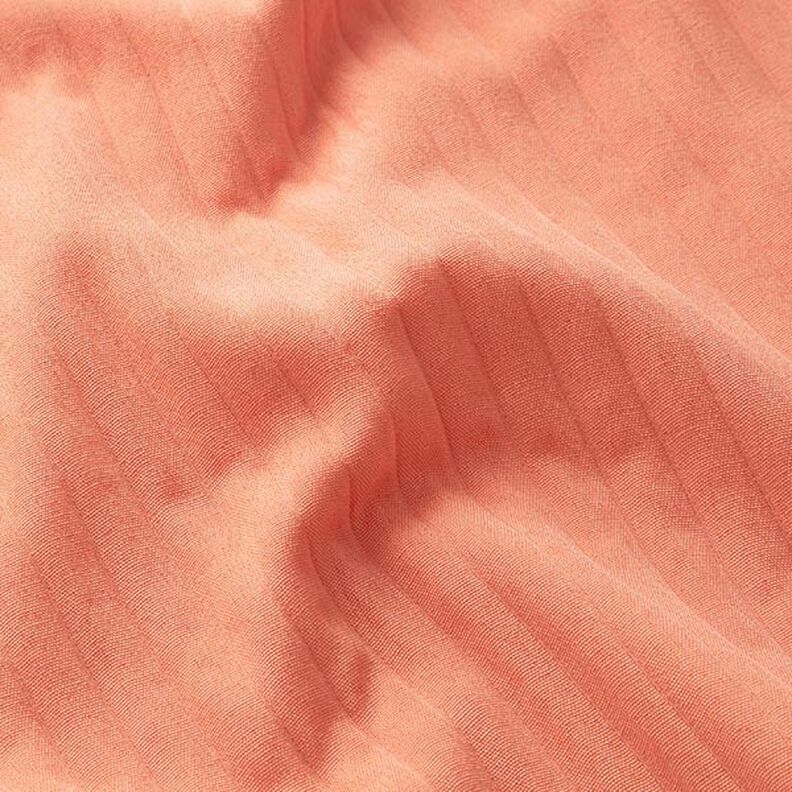 Stretch jacquard 3D stripes | Fibre Mood – salmon,  image number 2