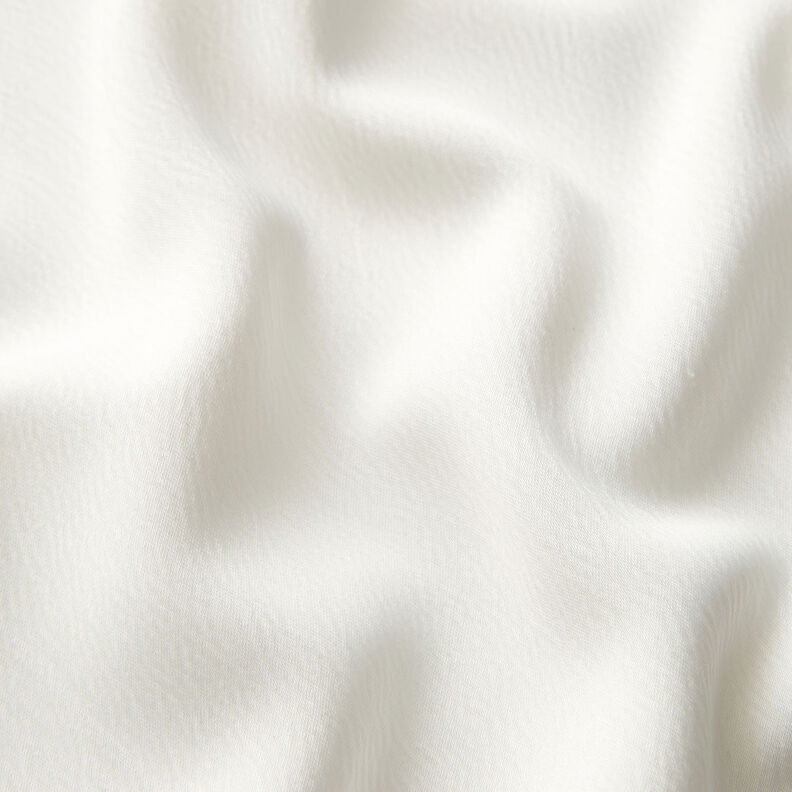 Crepe satin plain – white,  image number 2