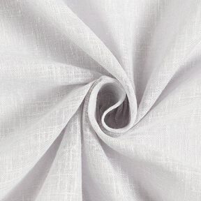 Curtain Fabric Voile Linen Look 300 cm – silver grey, 