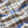 Checked linen viscose blend – olive,  thumbnail number 2