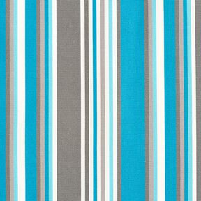 awning fabric Blurred Stripes – grey/turquoise, 