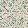 Decor Fabric Half Panama Classic Mistletoe – beige/green,  thumbnail number 1