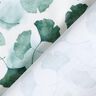 GOTS Cotton Jersey Ginko digital print – white/eucalyptus,  thumbnail number 4