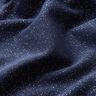 Glitter cuffs tubular fabric – navy blue/metallic silver,  thumbnail number 2