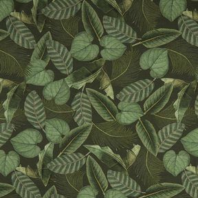 Outdoor Fabric Canvas Palm Leaves – dark green, 