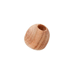 Cord End Olivewood [Opening: 4 mm] – natural, 