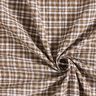 Checked crinkle look cotton fabric – caramel,  thumbnail number 3