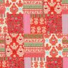 Cotton Cretonne floral patchwork – chili,  thumbnail number 1