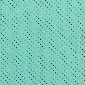 Glitter stripes and dots chiffon – turquoise, 