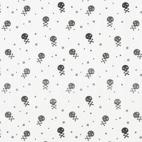 Organic Cotton Poplin skulls – offwhite, 