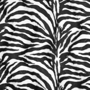 Imitation fur zebra – black/white, 
