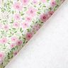 Decor Fabric Sateen sea of blooms – light pink/white,  thumbnail number 4