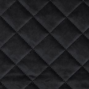 Upholstery Fabric Velvet Quilted Fabric – black, 