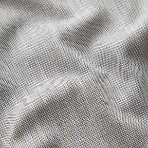 Decor Fabric Half Panama Subtle Texture – slate grey/light beige, 