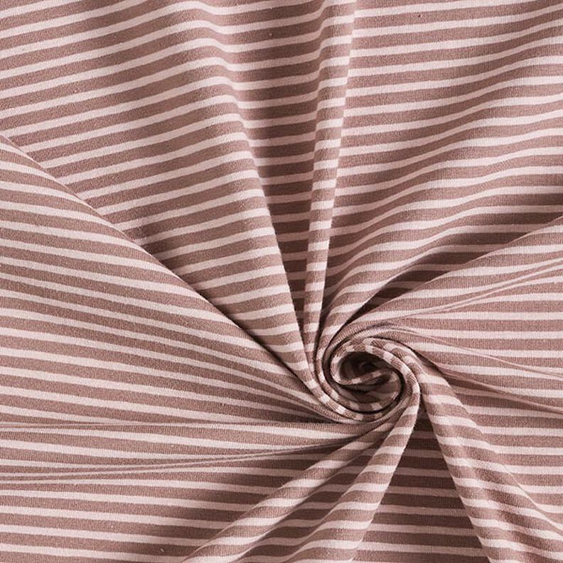 Narrow Stripes Cotton Jersey – light dusky pink/dark dusky pink,  image number 3