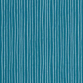 Cotton Cretonne delicate lines – blue/white, 