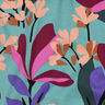 Rosella Stretch Spring Garden | Nerida Hansen – aqua blue/burgundy,  thumbnail number 2