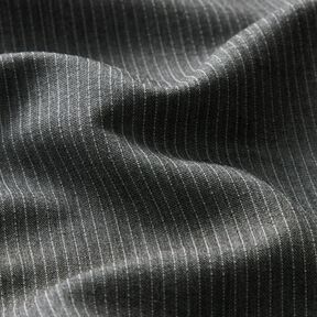 Trouser fabric small pinstripes – antique silver, 