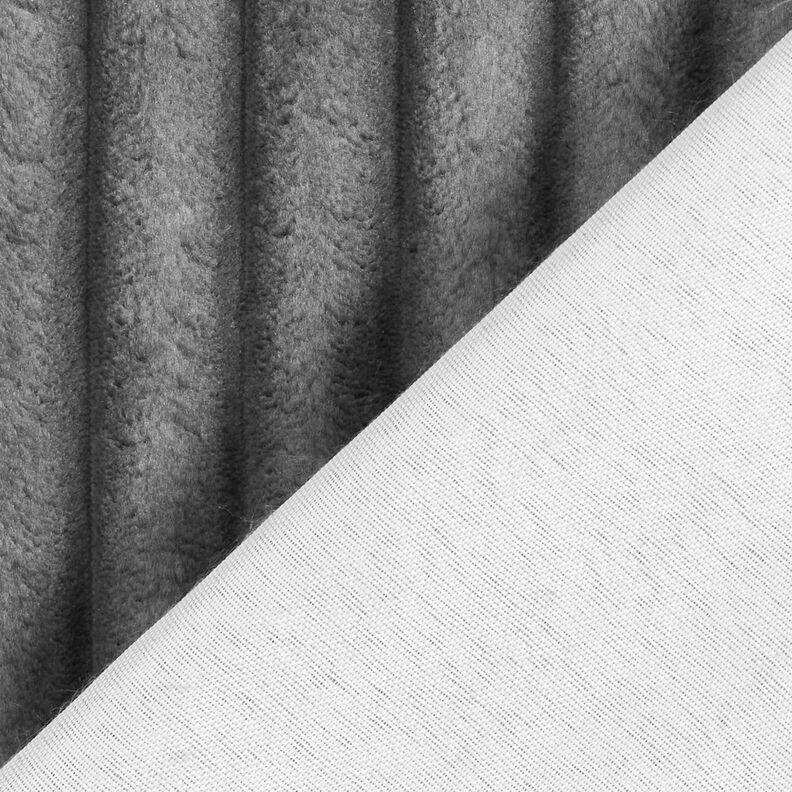 Upholstery Fabric Fur stripes – elephant grey,  image number 5