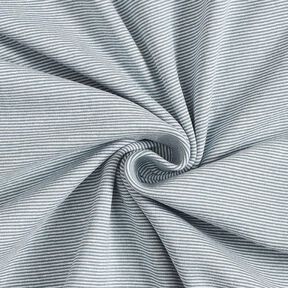 Tubular cuff fabric narrow stripes – denim blue/offwhite, 
