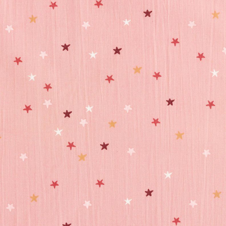 Cotton Poplin little stars – light dusky pink,  image number 1