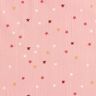 Cotton Poplin little stars – light dusky pink,  thumbnail number 1