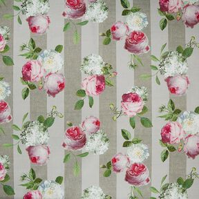 Outdoor Fabric Canvas Hydrangea & Roses – sand, 