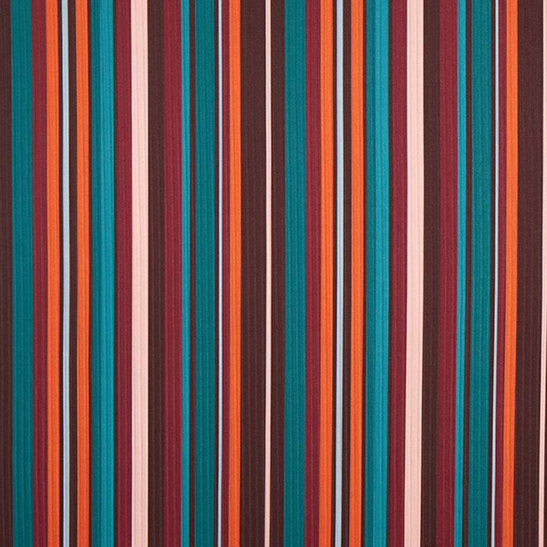 Vertical Stripes Ribbed Jersey – burgundy,  image number 1