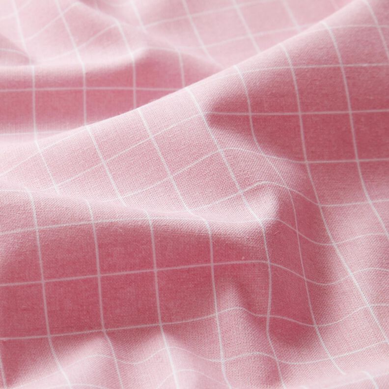 Cotton Cretonne Grid check – light pink,  image number 2