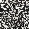 Viscose Jersey abstract leopard spots – black/white,  thumbnail number 3