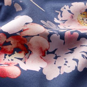 Softshell Flowers – indigo/pink, 