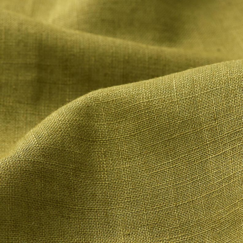 Lightweight linen blend pre-washed – olive,  image number 3