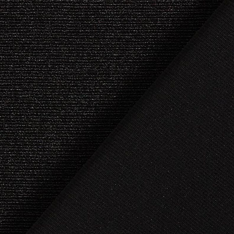 Shimmer Textured Jersey – black,  image number 3