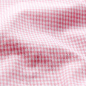 Cotton Vichy check 0,2 cm – pink/white, 