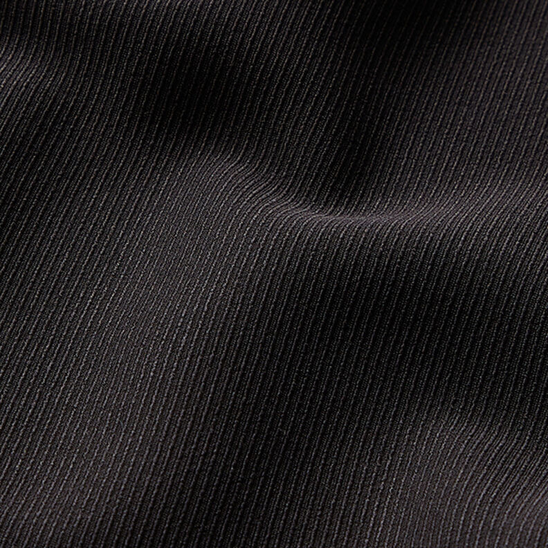 plain stretchy trouser fabric – black,  image number 2