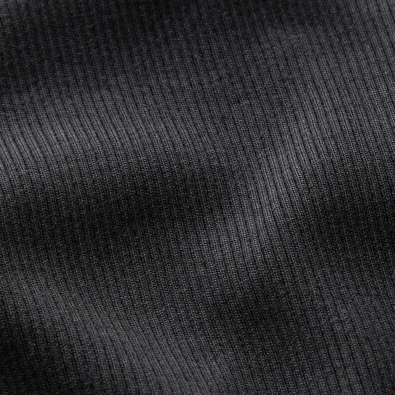 Fine rib Cotton Jersey – black,  image number 2