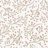 Decorative fabric half Panama branches with berries – offwhite,  thumbnail number 6