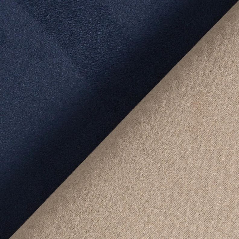 Upholstery Fabric Imitation nubuck – midnight blue,  image number 4