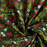 Cotton Cretonne Mistletoe – black/red,  thumbnail number 3