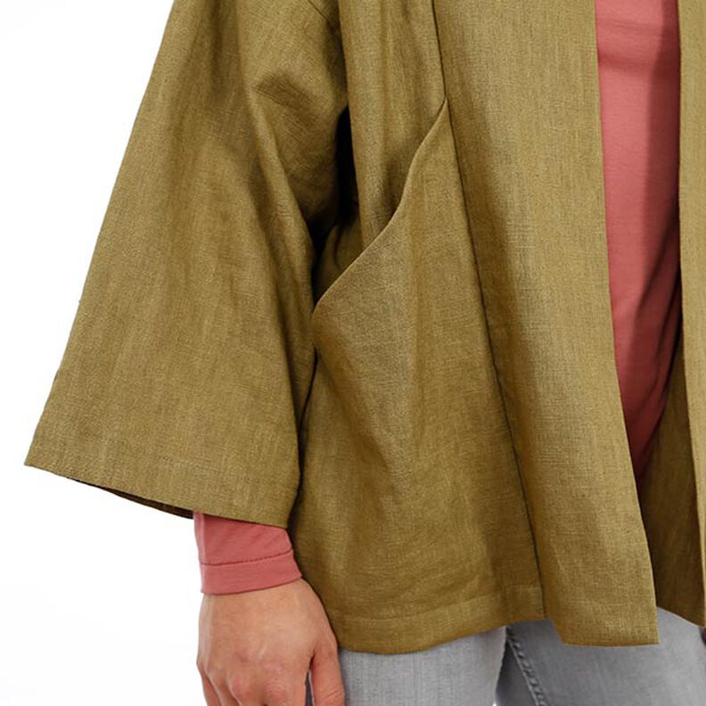 FRAU SINA - kimono jacket with slanted pockets, Studio Schnittreif | XS - XXL,  image number 6