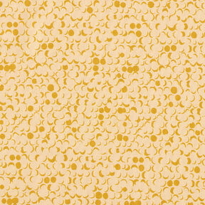 GOTS French Terry Dots | Tula – sand/mustard, 