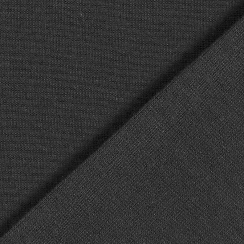 Cuffing Fabric Plain – black,  image number 5