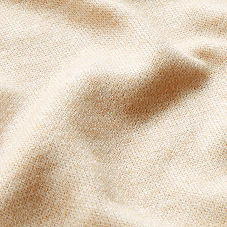 Knit Fabric Viscose Blend Mottled – cream,  image number 2